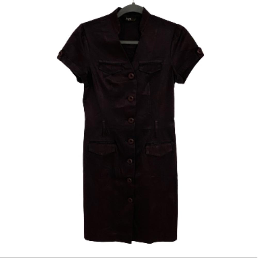 Iora | Stylish Purple Button Down Dress